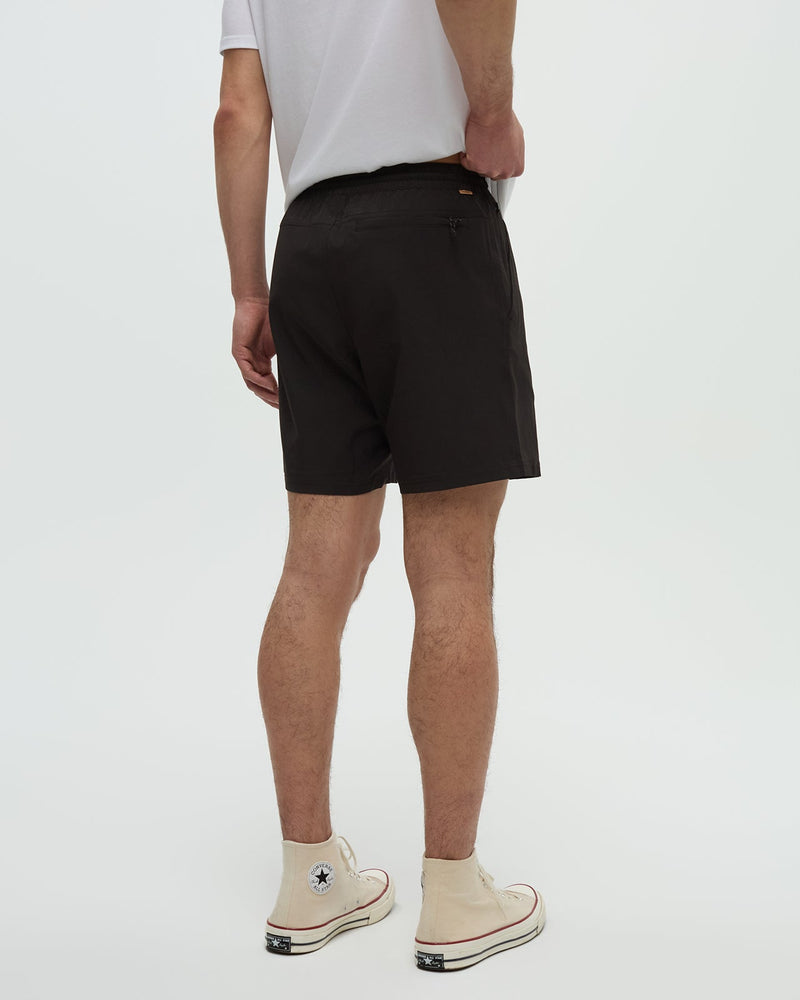 Black-Adjustable-Active-Shorts