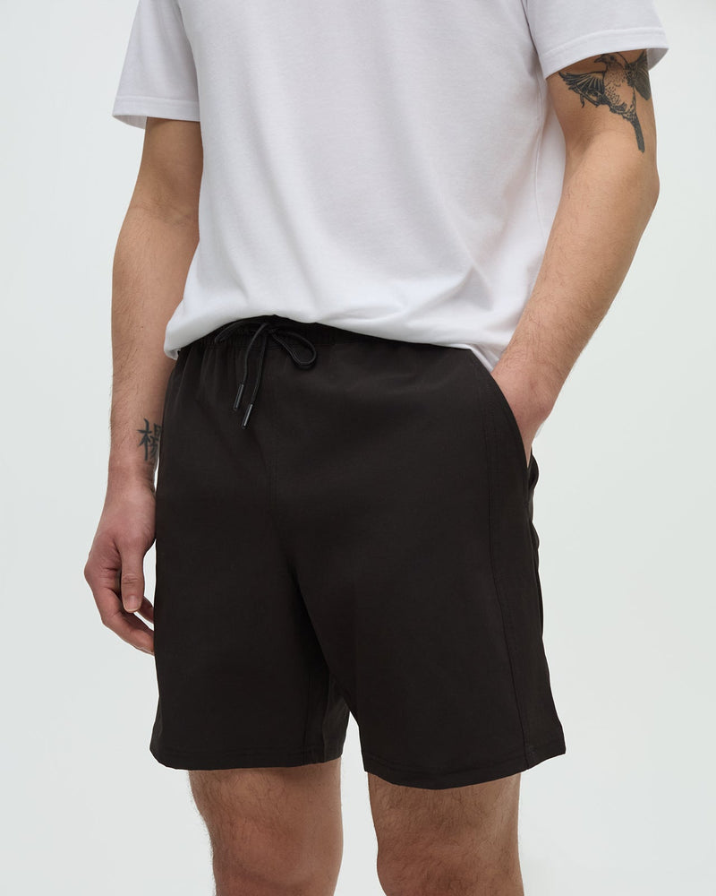 Black-Adjustable-Active-Shorts
