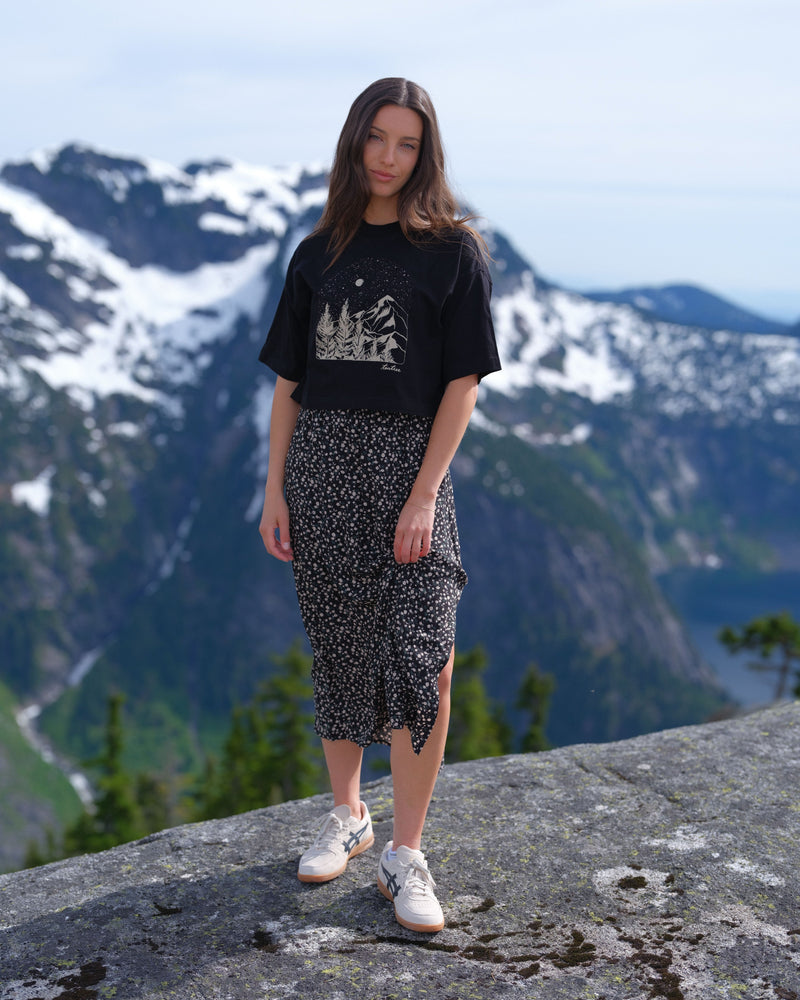 Black-EcoWoven-Crepe-Skirt