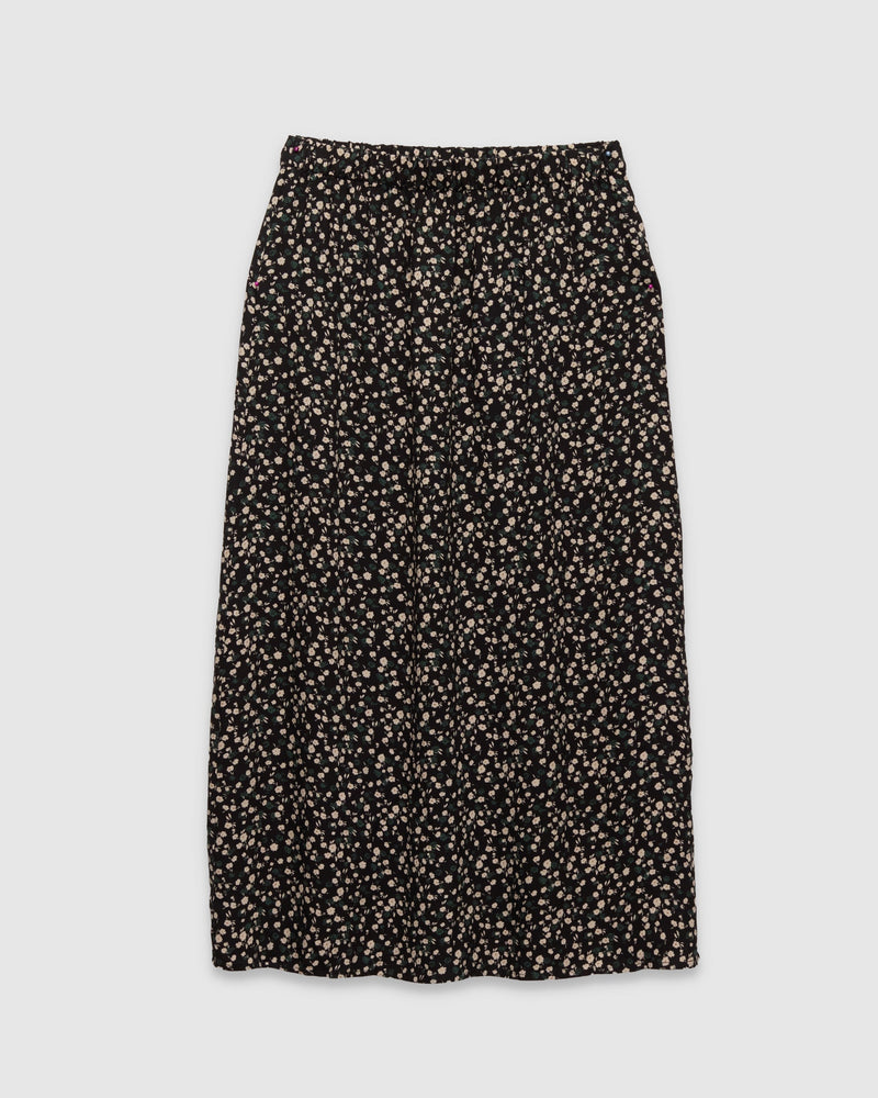 Black-EcoWoven-Crepe-Skirt