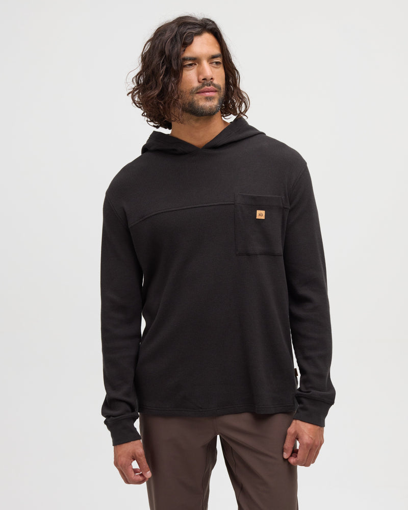 Black-Men_s-Hooded-TreeWaffle-Long-sleeve