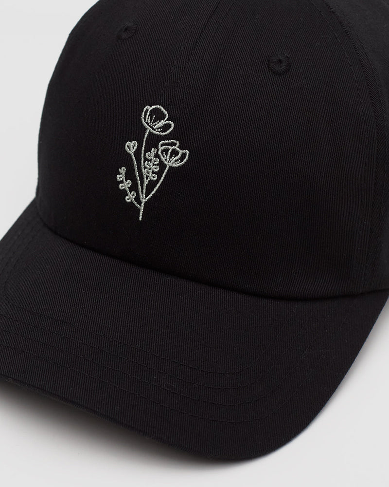Black-Organic-Cotton-6-Panel-Low-Profile-Hat
