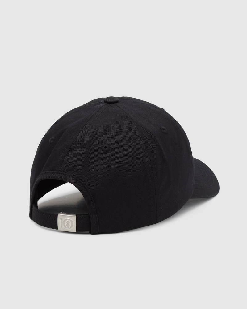 Black-Organic-Cotton-Low-Profile-Embroidered-Baseball-Cap