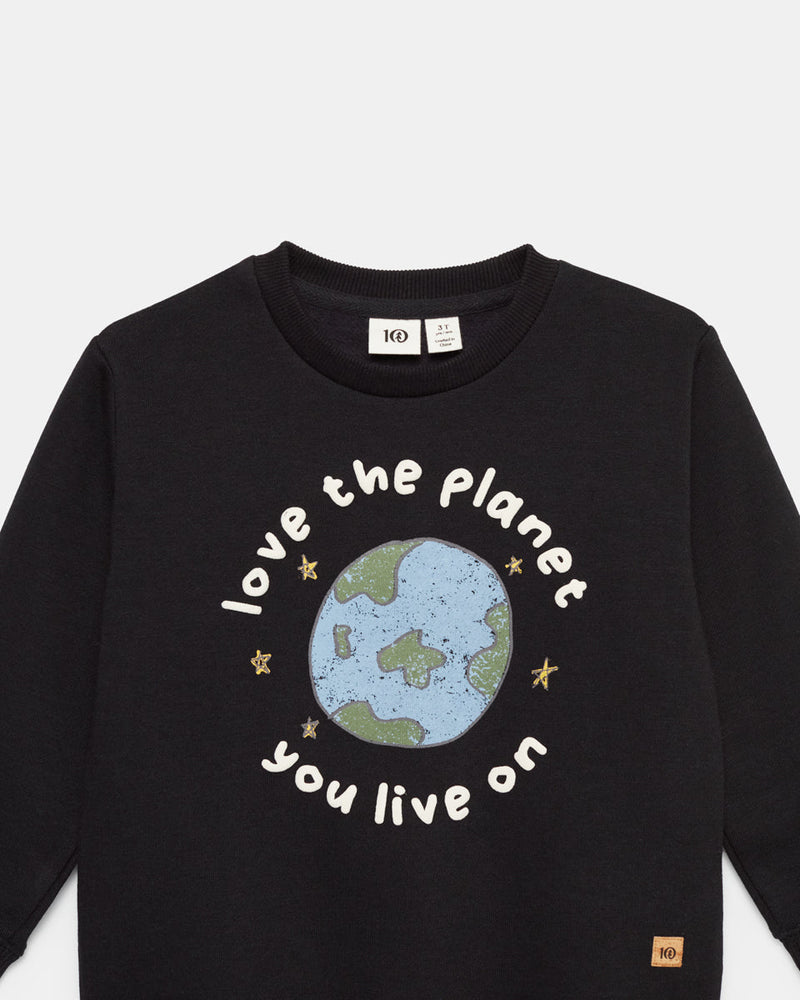 Black-Organic-Cotton-Ribbed-Collar-Graphic-Sweatshirt