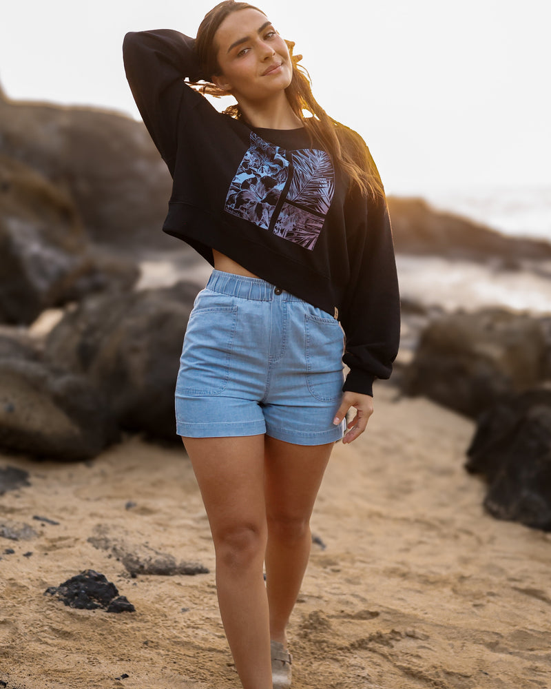 Black-Oversized-Cropped-Graphic-Crew-Neck