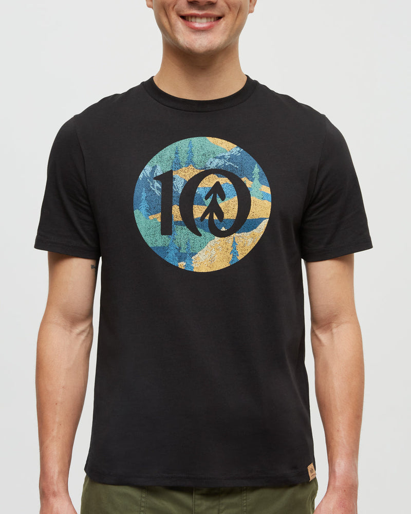 Black-Printed-Graphic-TreeBlend-T-Shirt