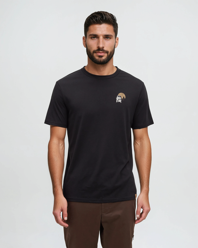 Black-Printed-Graphic-TreeBlend-T-Shirt