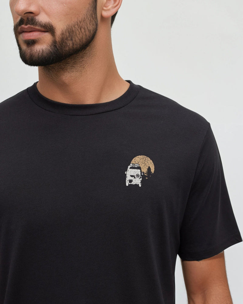 Black-Printed-Graphic-TreeBlend-T-Shirt