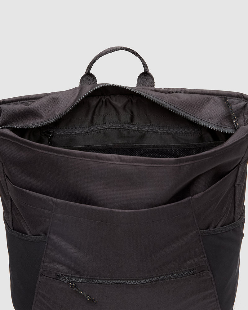 Black-Recycled-Polyester-Tote-BackPack-