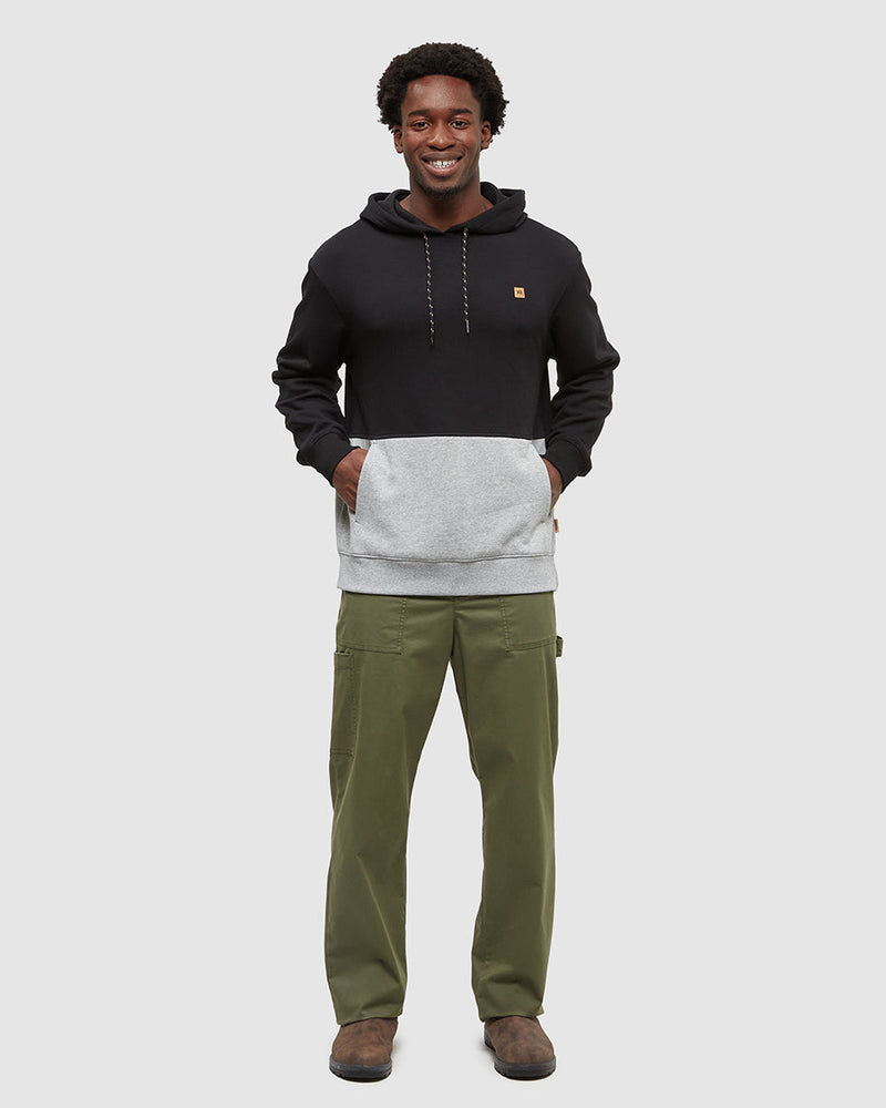 Black-Relaxed-Fit-Color-Block-Hoodie