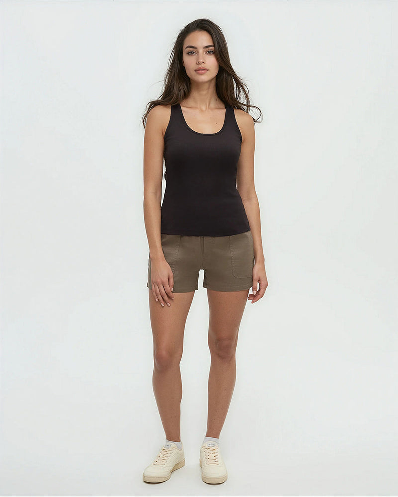 Black-Soft-Fine-Rib-Cotton-Fitted-Tank