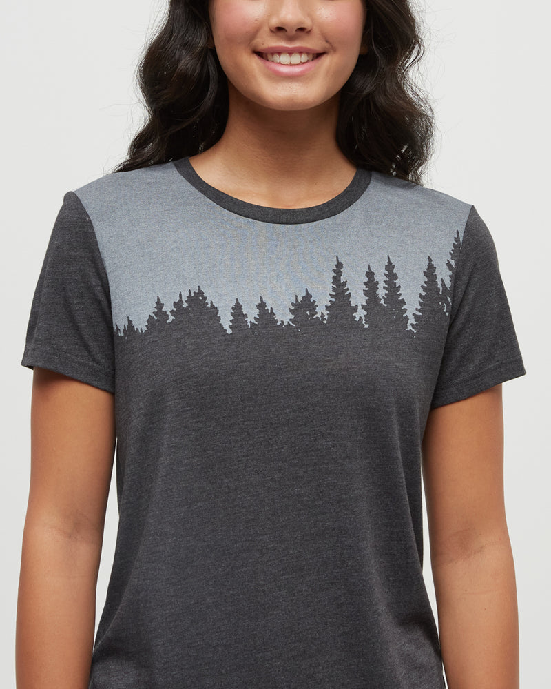 Black-Screen-Printed-Graphic-T-Shirt