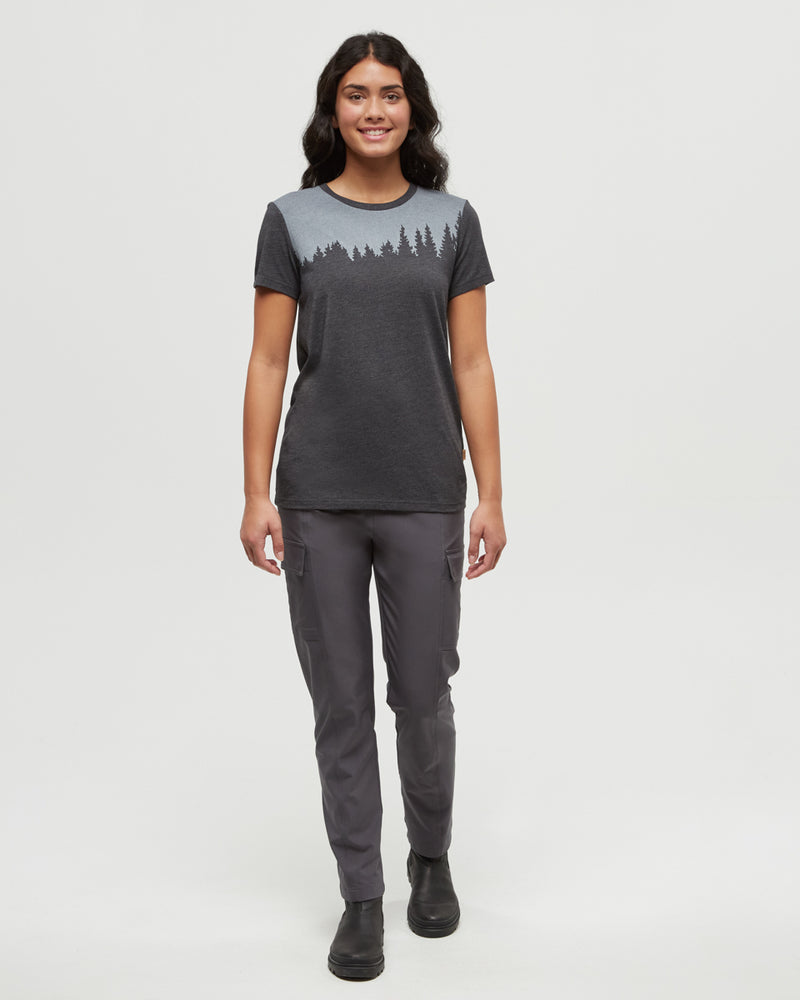 Black-Screen-Printed-Graphic-T-Shirt