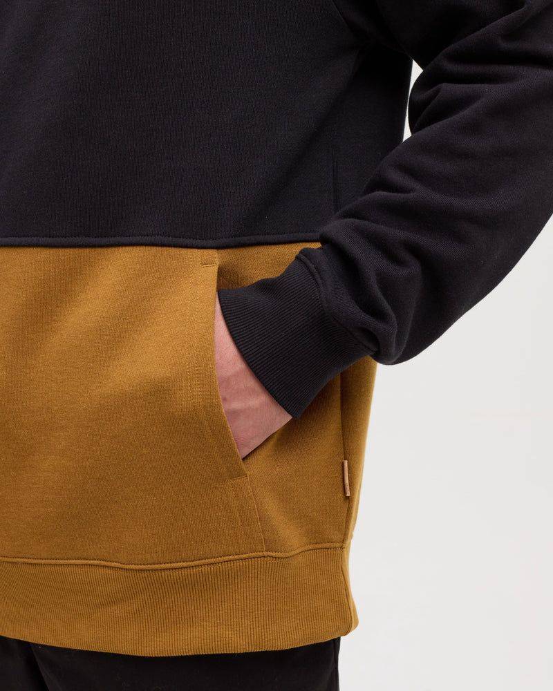 Black-TreeFleece-Relax-Fit-Color-Block-Hoodie