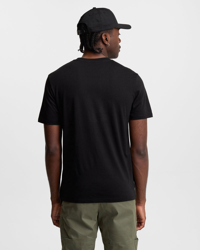 Black-Treeblend-Regular-Fit-Crew-Neck-T-shirt