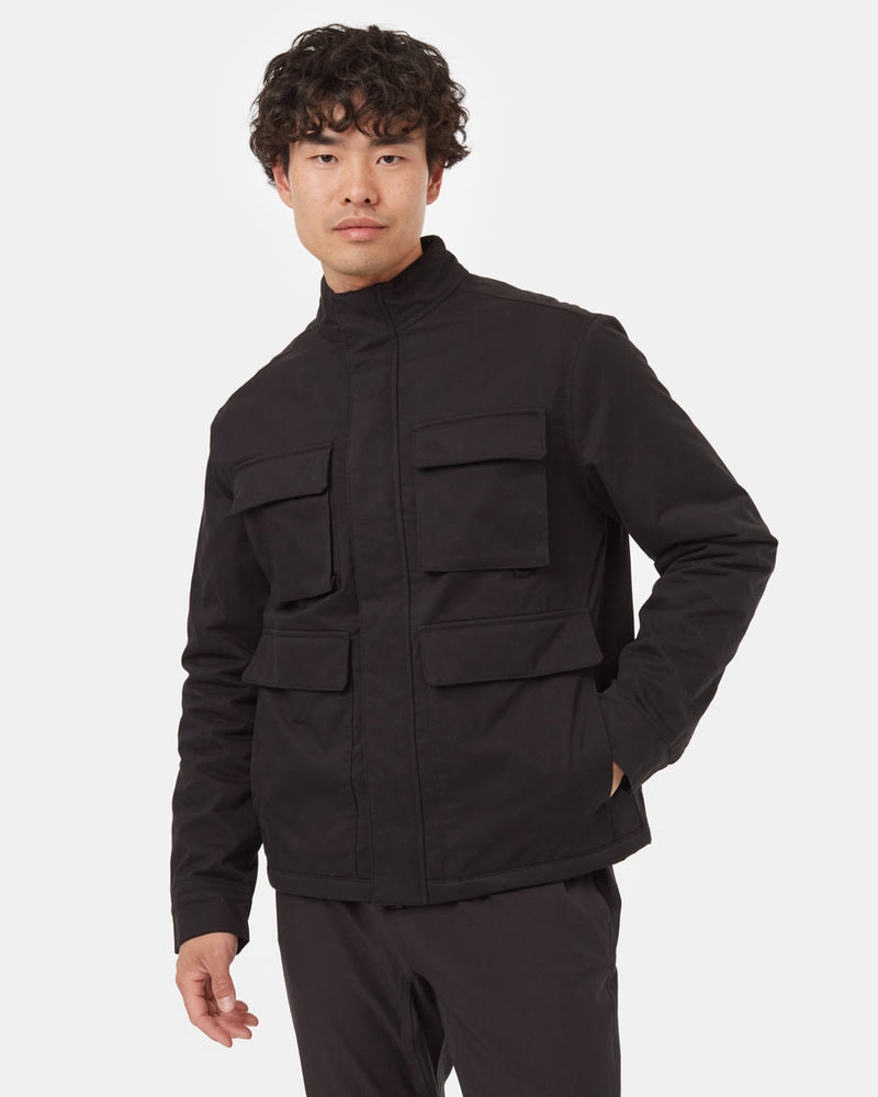 Black-Water-Repellent-Full-Zip-Utility-Jacket