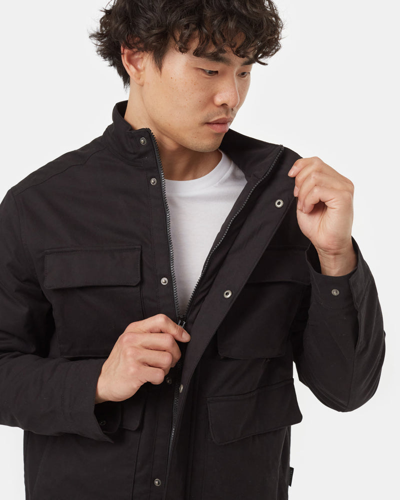 Black-Water-Repellent-Full-Zip-Utility-Jacket
