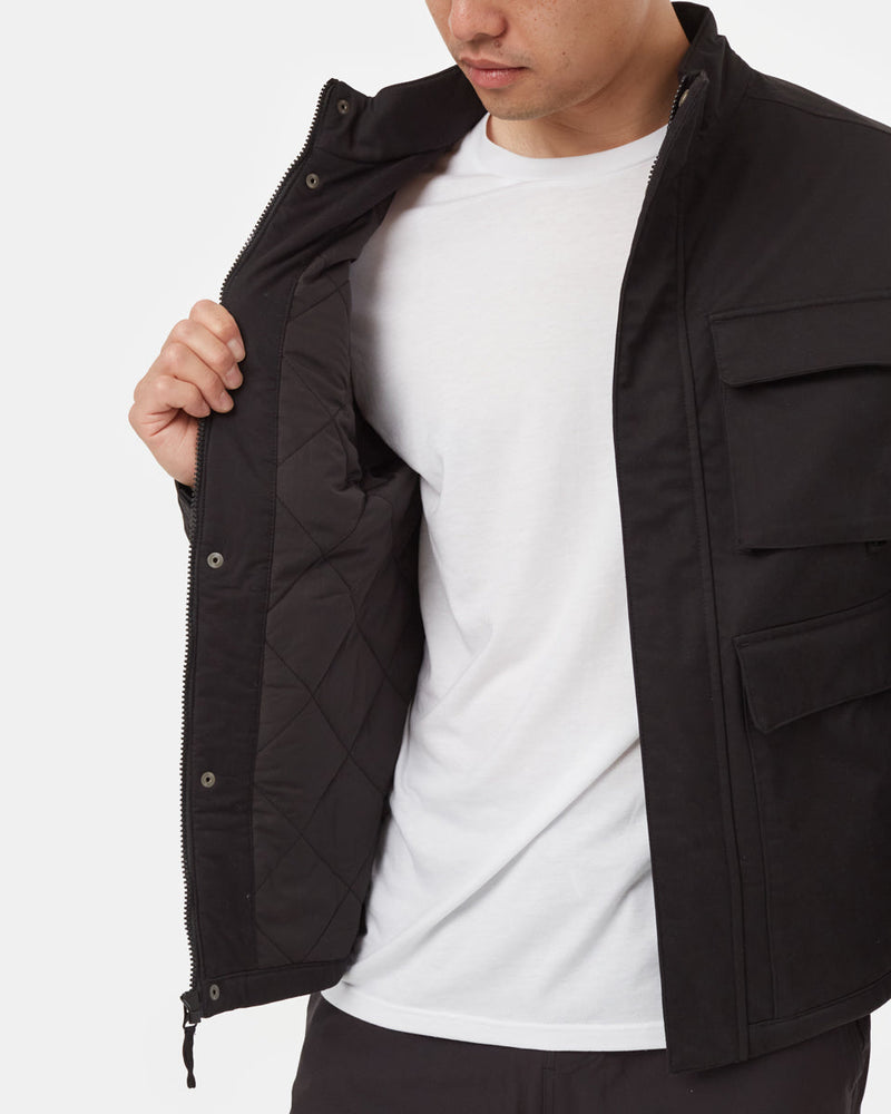 Black-Water-Repellent-Full-Zip-Utility-Jacket