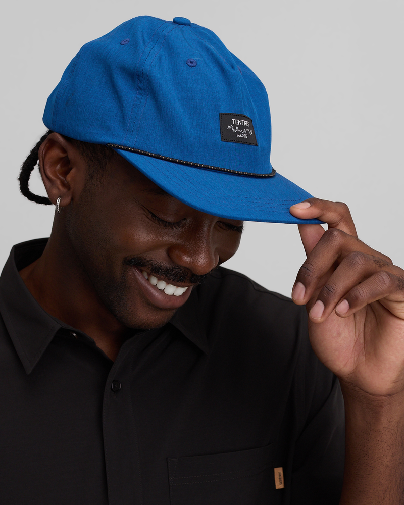 Blue-5-Panel-Flat-Brim-Medium-Baseball-Cap