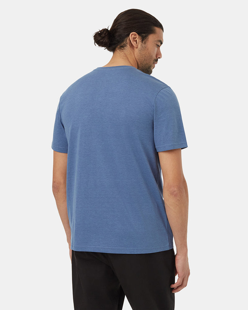 Blue-Basic-Shortsleeve-Button-T-Shirt