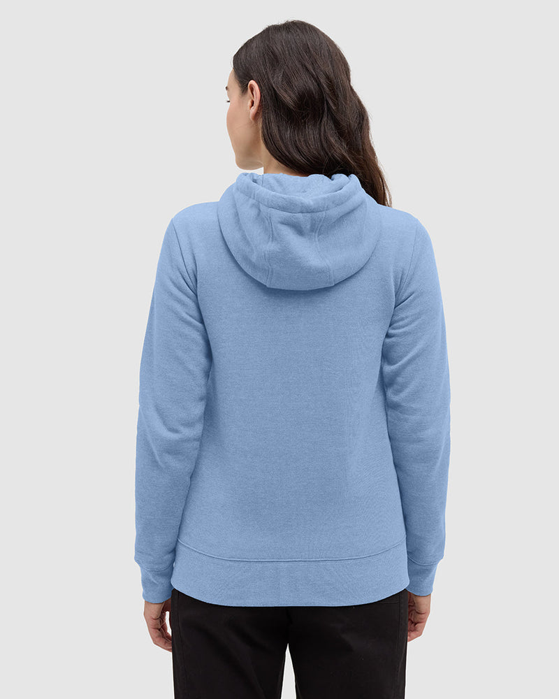 Blue-Heather-Fleece-Longsleeve-Zip-Hoodie