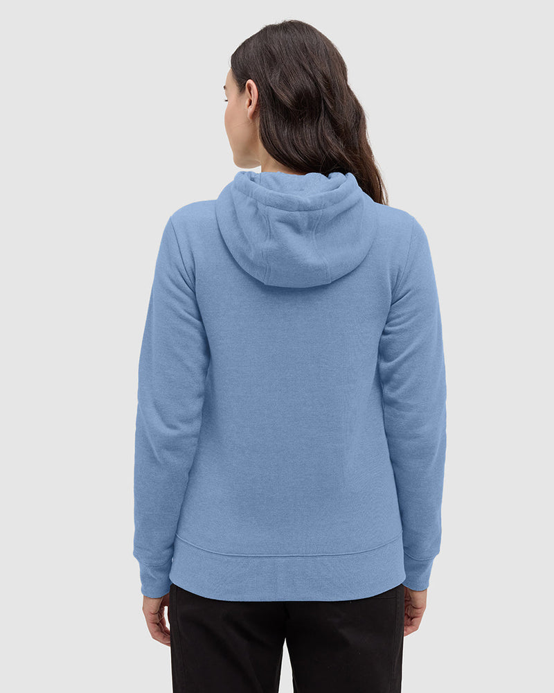 Blue-Heather-Fleece-Longsleeve-Zip-Hoodie