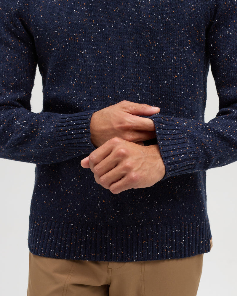 Blue-Highline-Nep-Crew-Sweater