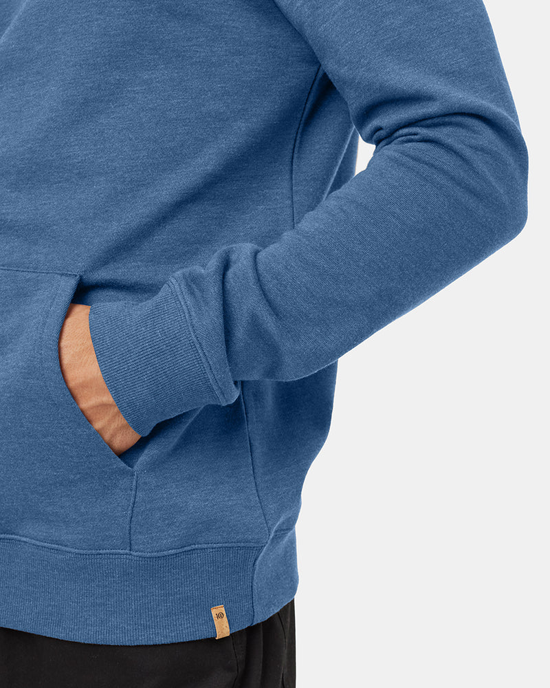 Blue-Retro-Graphic-Pullover-Hoodie