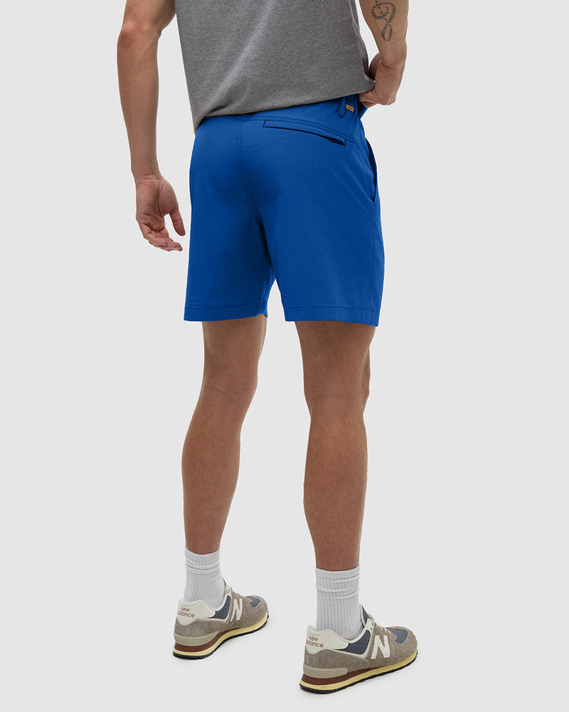 Blue-Stretch-Active-Shorts