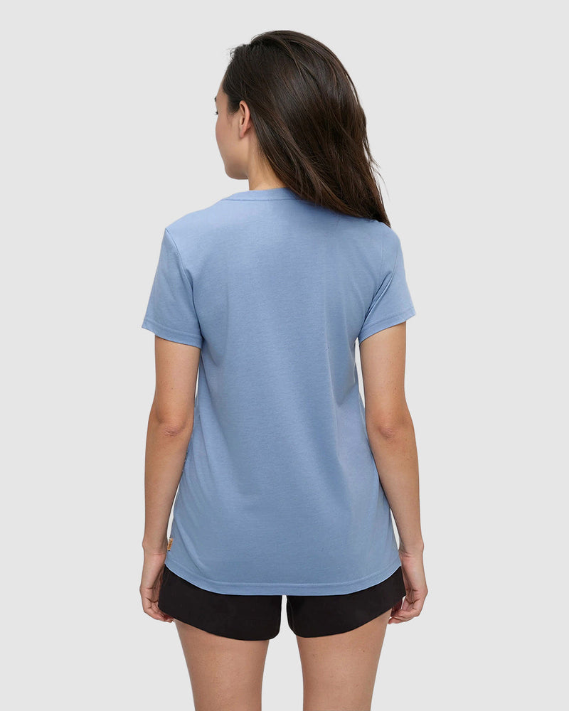 Blue-TreeBlend-Regular-Graphic-T-Shirt