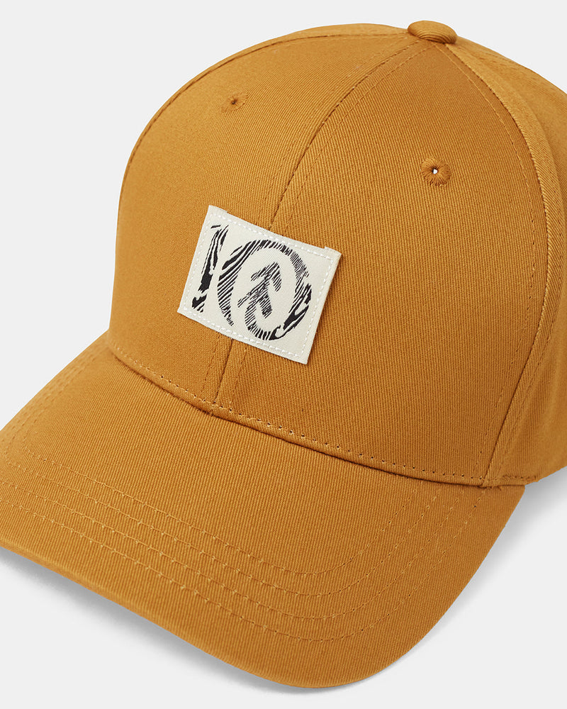 Brown-Organic-Cotton-Mid-Profile-Graphic-Baseball-Cap