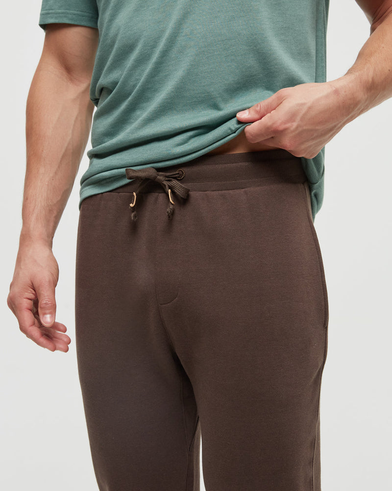 Brown-Regular-Fit-Tapered-Leg-Jogger
