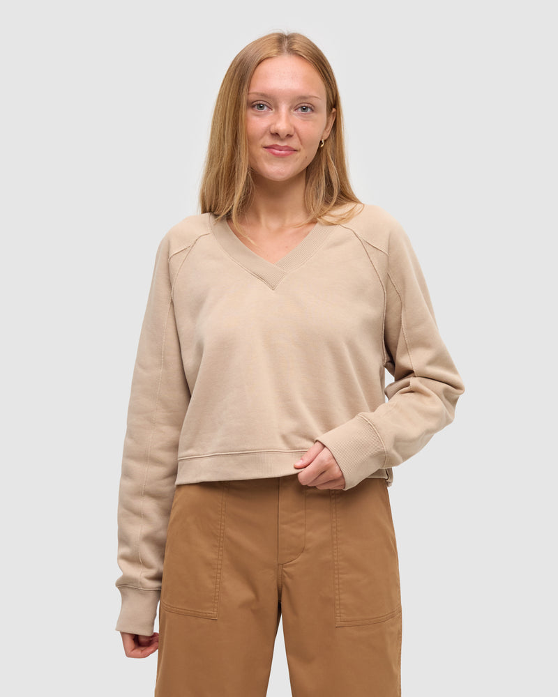 Brown-Relax-TreeFleece-Sweatshirt