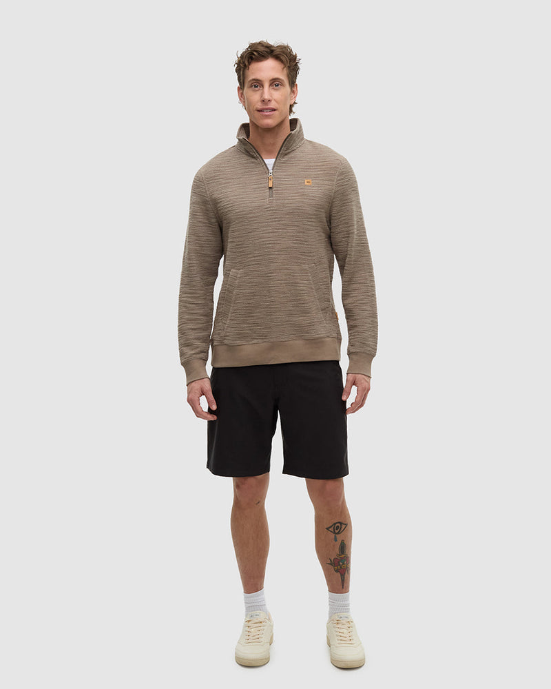 Brown-Slub-Cotton-Quart-Zip