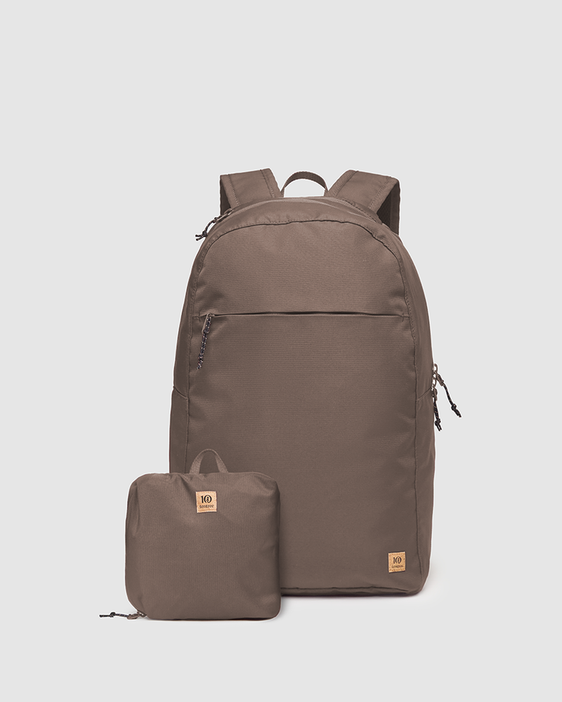 Brown-Sustainable-Water-Repellent-Backpack