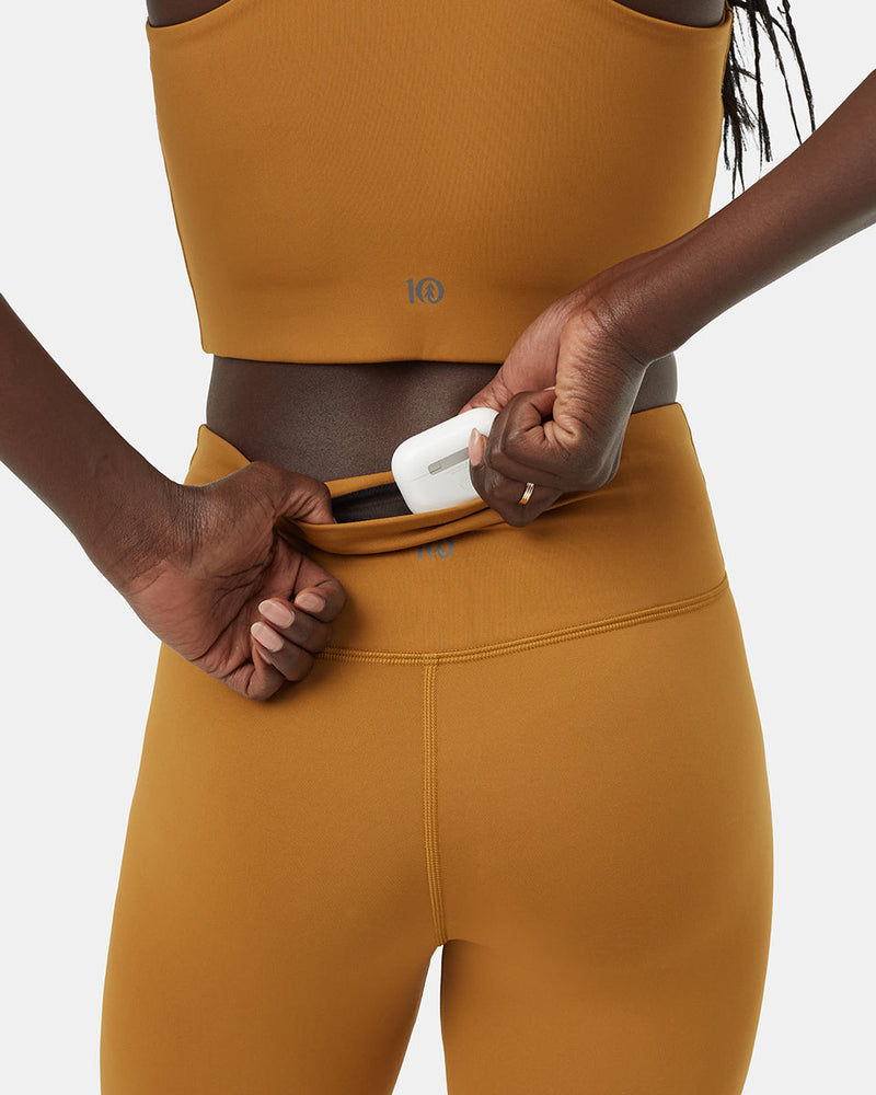 Brown-Womens-High-Waisted-Leggings