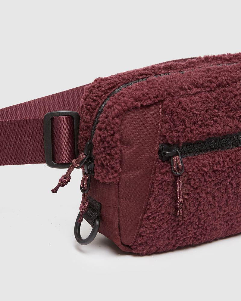 Burgundy-Recycled-Polyester-Hip-Pack