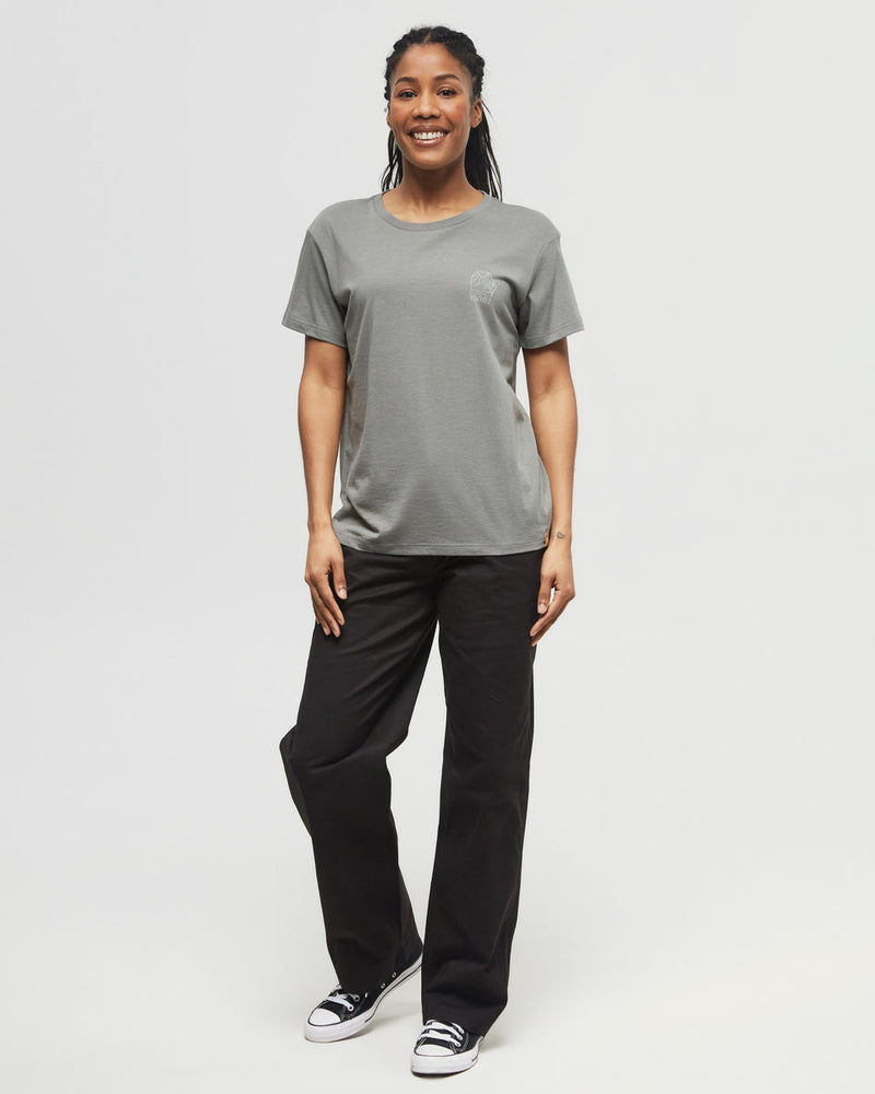 Green-Crew-Neck-Graphic-Shortsleeve-T-Shirt