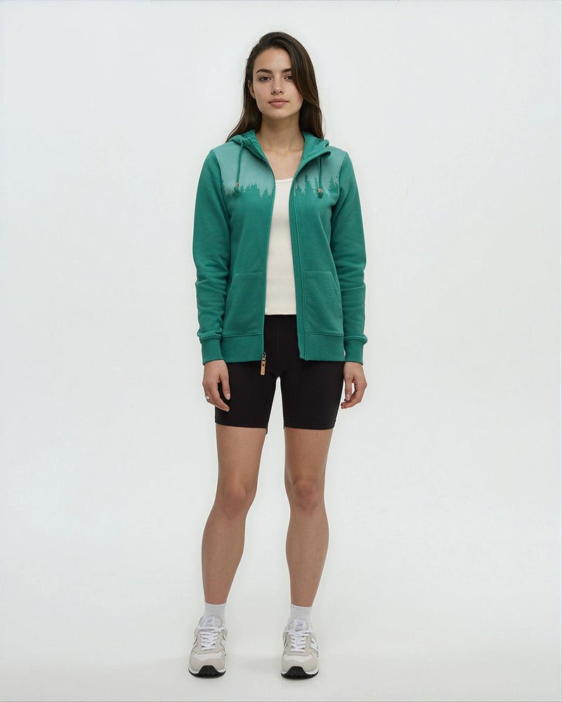 Green-Heather-Fleece-Longsleeve-Zip-Hoodie