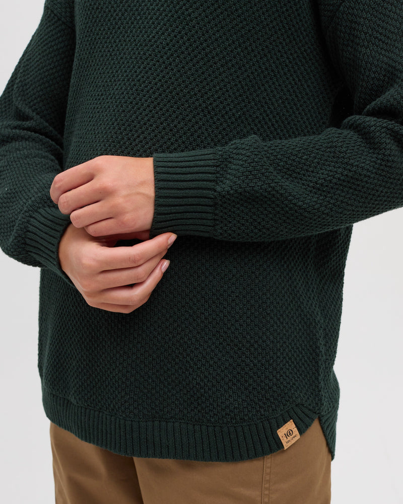 Green-Highline-Drop-Shoulder-Sweater