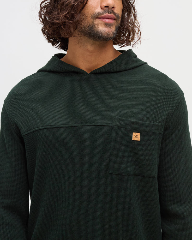 Green-Men_s-Hooded-TreeWaffle-Long-sleeve