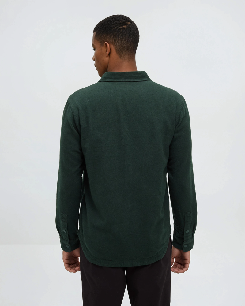 Green-Mens-Button-Up-Shirt