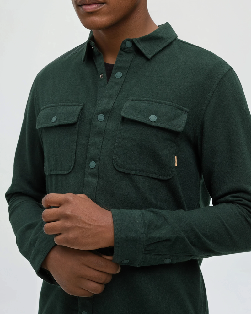 Green-Mens-Button-Up-Shirt