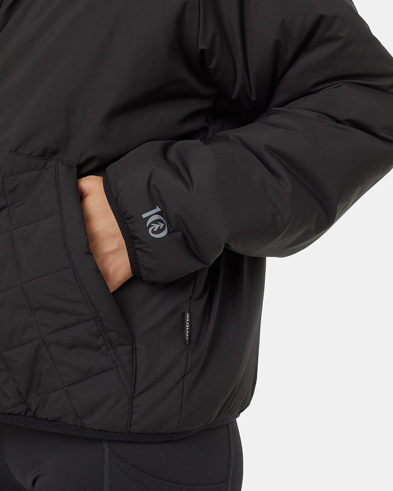 Green-Mock-Neck-Oversized-Fit-Fleece-Zip-Up