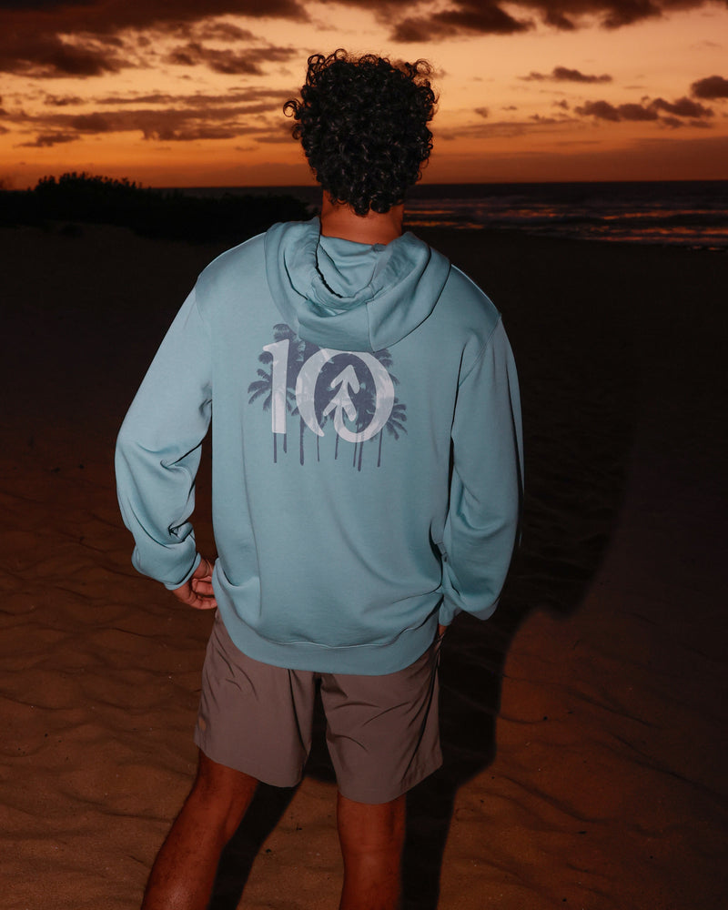 Green-Relaxed-Fit-Graphic-Hoodie
