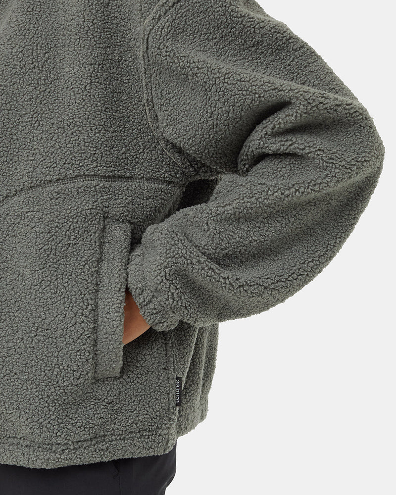 Green-Reversible-Mock-Neck-Zip-Up