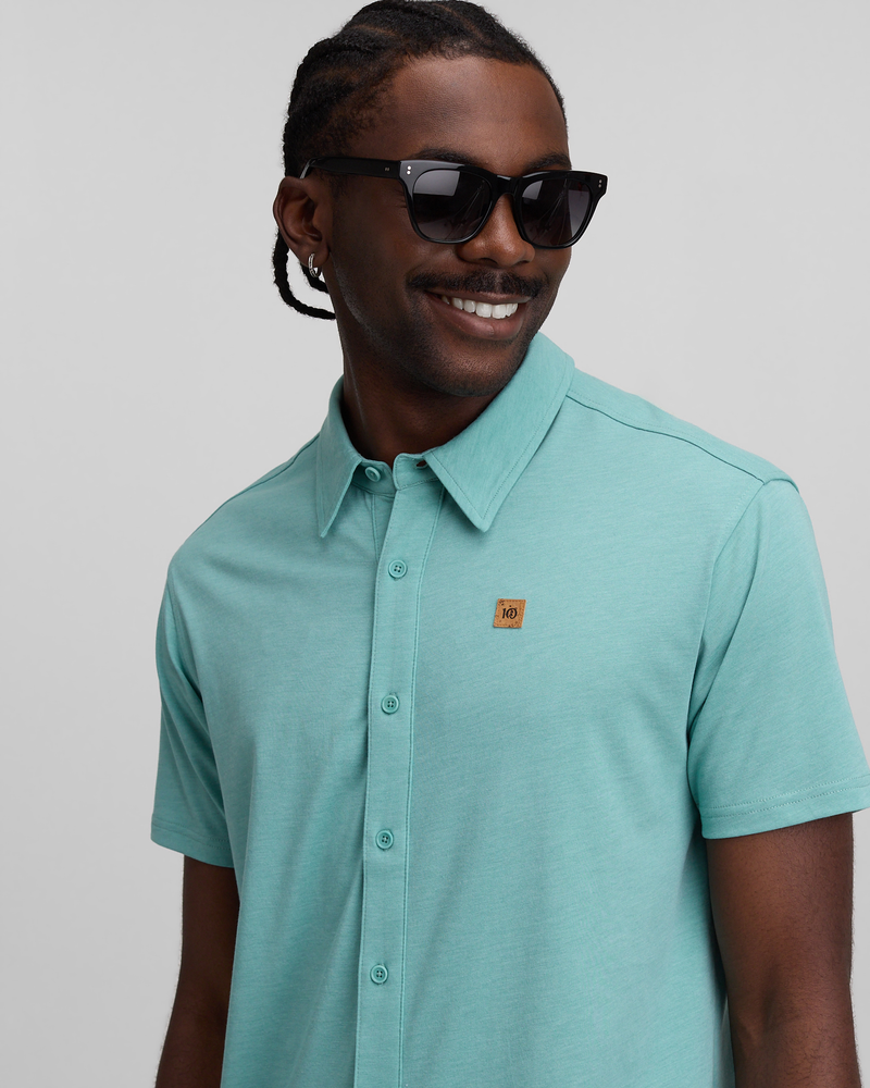 Green-TreeBlend-Shortsleeve-Button-Shirt