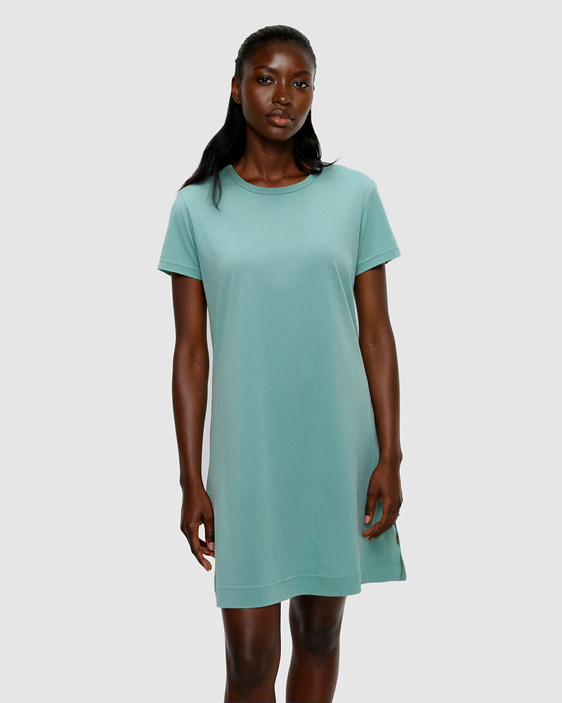 Green-TreeBlend-T-Shirt-Dress
