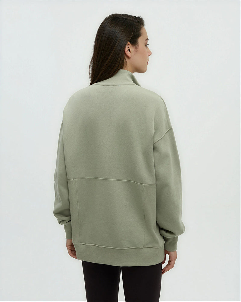 Green-TreeFleece-Oversize-Contrast-14-Zip