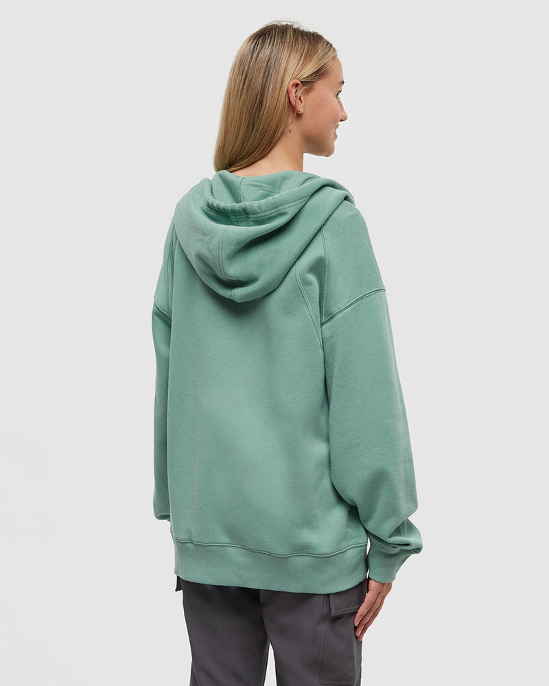 Green-TreeFleece-Oversized-Zip-Hoodie